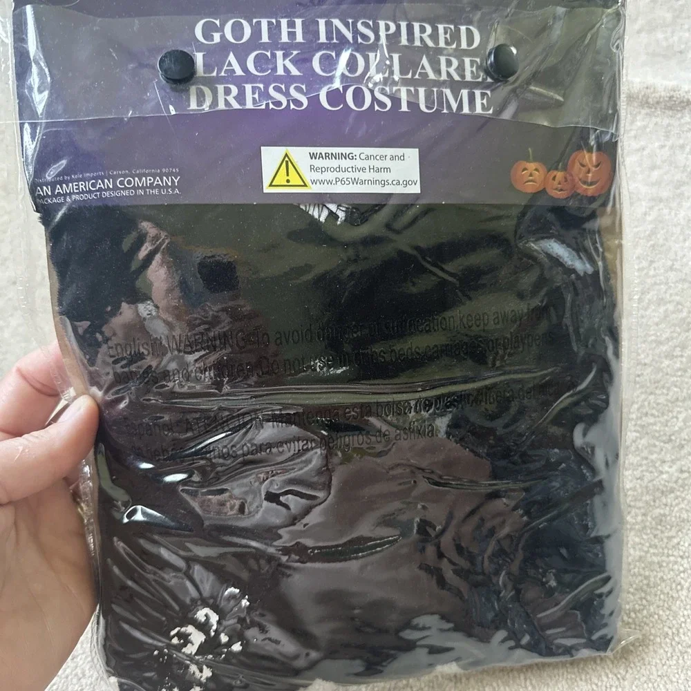 Halloween Accessories ~ Goth Inspired Wednesday Adams Costume Ages‎ 10-12~ New